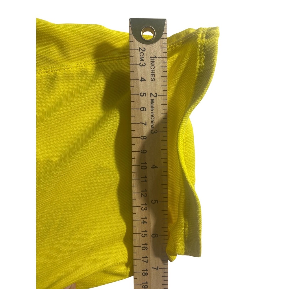 Sugoi Mens XL Cycling Jersey Hi-Vis Yellow Short Sleeve 1/4 Zip 3-Pocket Bike - Picture 7 of 9